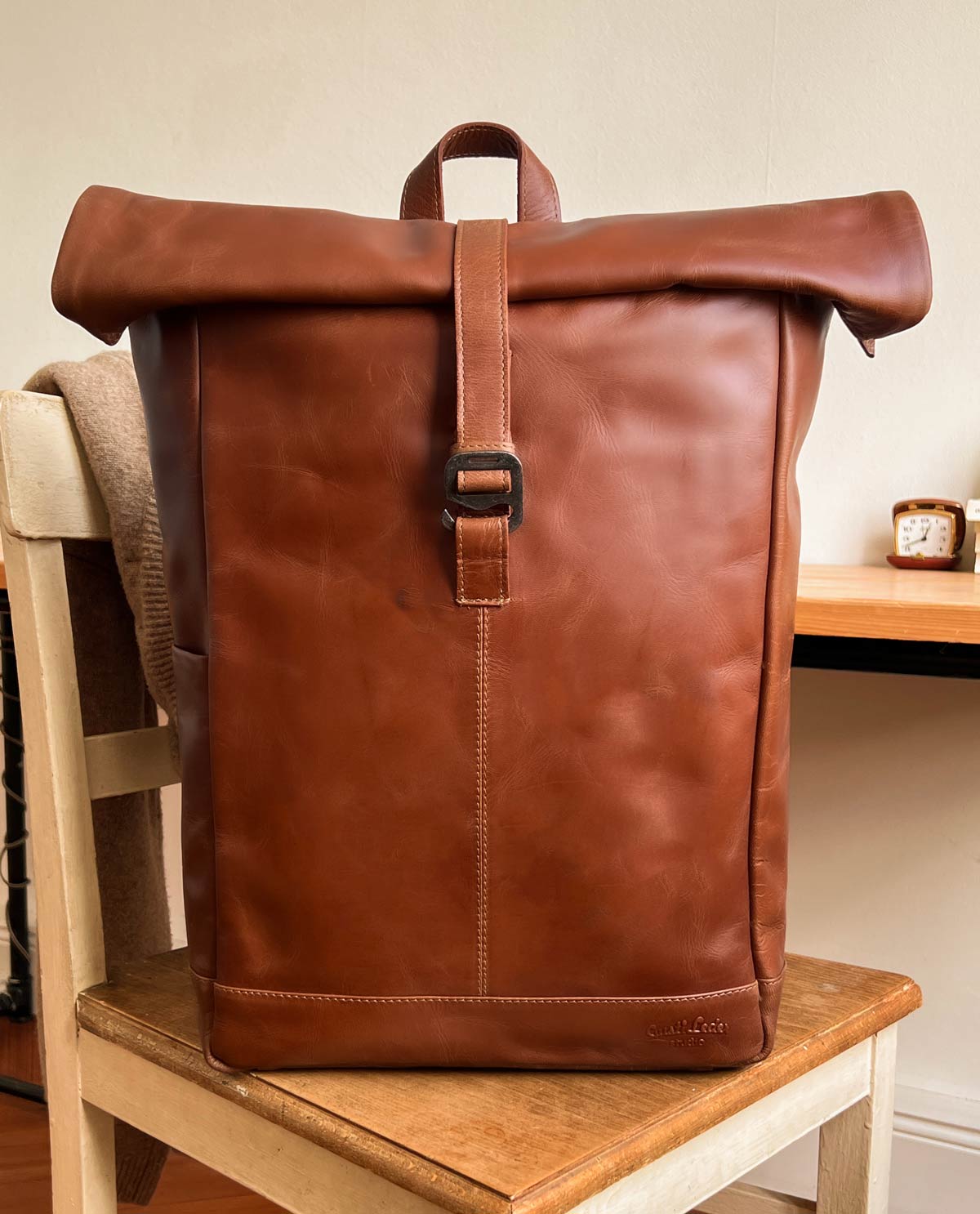 Gusti-Lederのレザー製ロールトップリュックサック – Gusti Leder