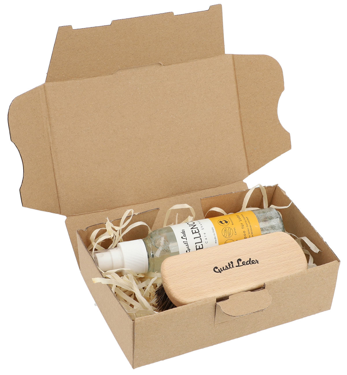 ブラシとシャンプーはGusti-Lederで – Gusti Leder